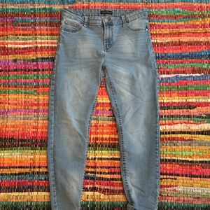 Celebrity Pink Light Wash Skinny Jeans